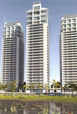 Three Towers in Dubai - 3 Basement + G +24